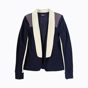 Pencey Standard Warrior Blazer XS/S Black Colorblock Office Y2K Power Dressing